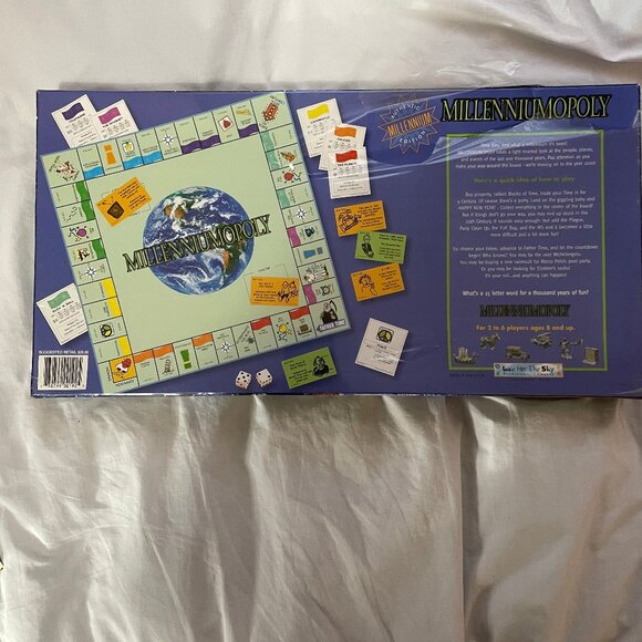 NIB Millenniumoploly Board Game by Late for the SKy Y2K fun for the whole family - Picture 6 of 14
